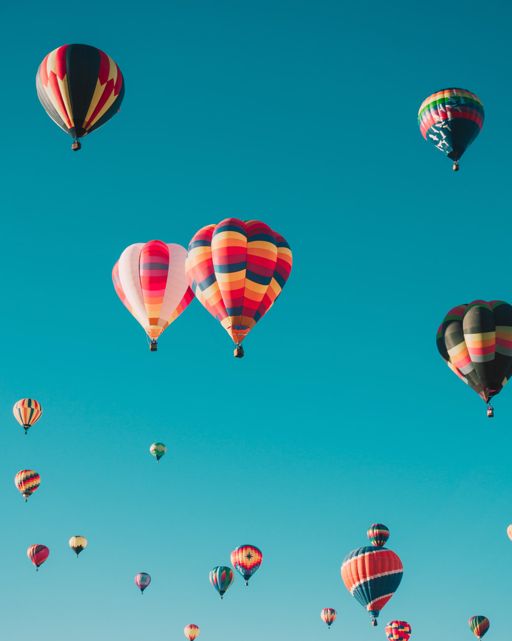 balloons in the air lightness test anxiety